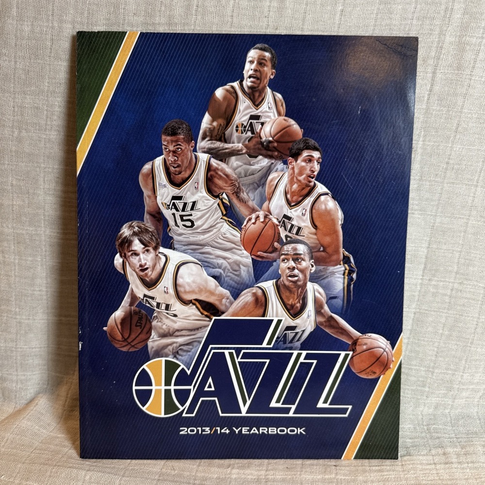 2013/14 Utah Jazz NBA Yearbook Basketball Media Guide Memorabilia